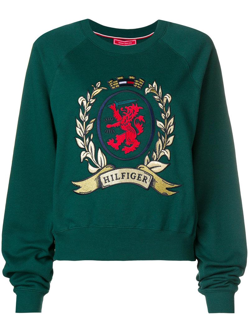 tommy hilfiger embroidered sweatshirt