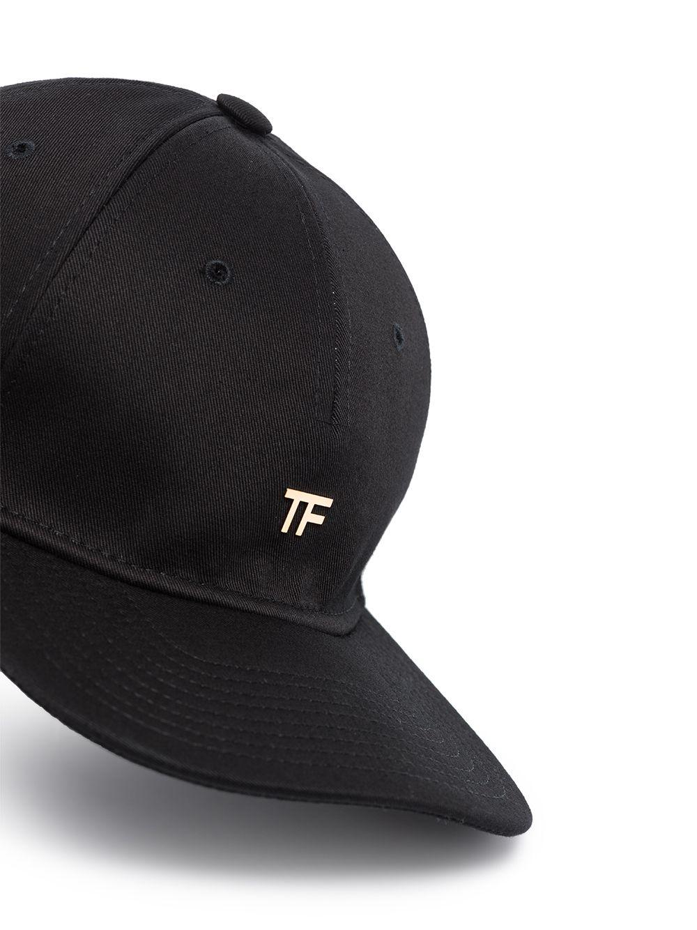 Tom Ford Logo Plaque Baseball Cap in Black | Lyst