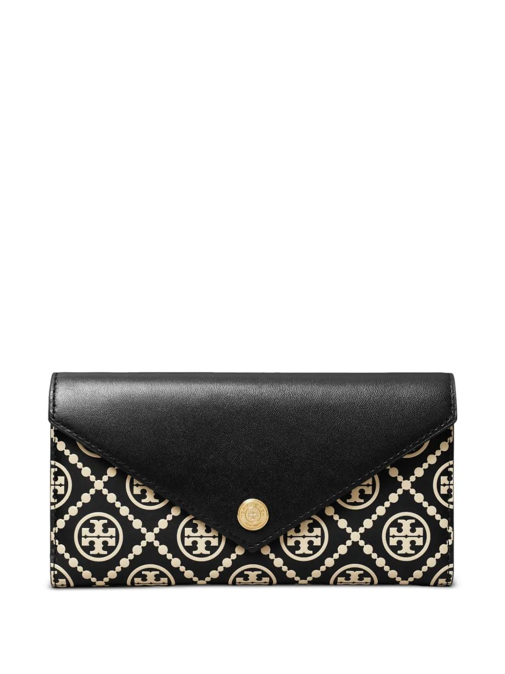 折りたたみ財布 T MONOGRAM CONTRAST EMBOSSED SMALL ENVELOPE WALLET T Monogram Contrast Embossed Envelope Crossbody: Women's