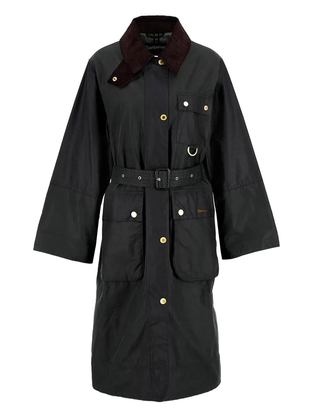 barbour-black-Belted-Tartan-