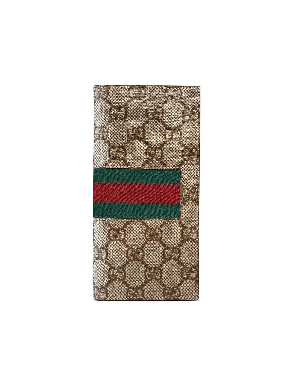mens gucci supreme wallet