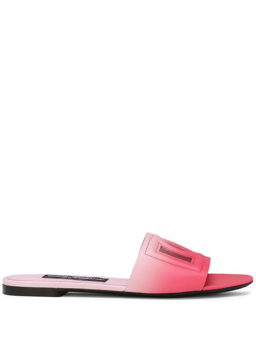 DOLCE&GABBANA カットアウトロゴスライド ピンク 大人気 BB7516AW576_80441-2_5815cd8f-