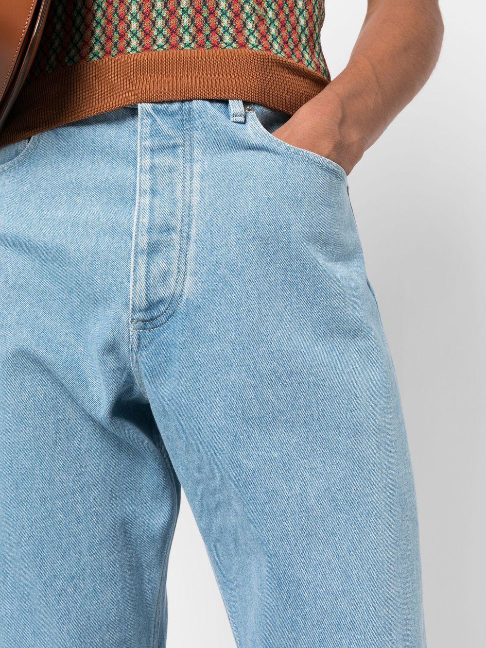 Nanushka High-waist Straight-leg Jeans in Blue for Men | Lyst