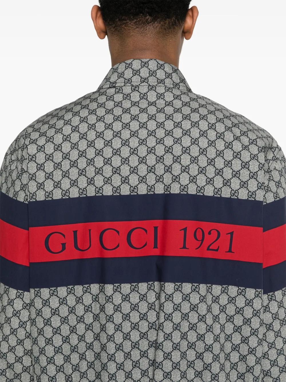Gucci Jacket With Monogram in Gray for Men | Lyst Gucci Jacket With Monogram in Gray for Men | Lyst