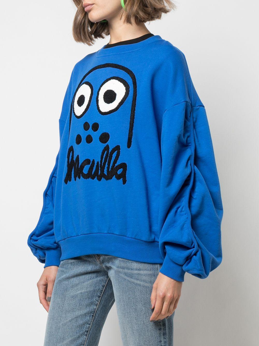 Haculla Cotton Monster Print Sweatshirt in Blue - Lyst