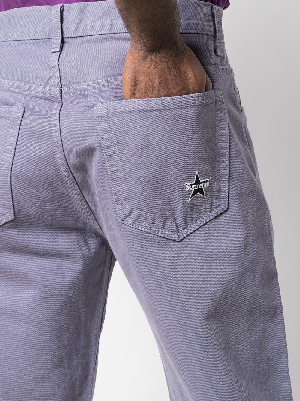 Supreme Washed Regular Jeans in Purple for Men | Lyst Canada