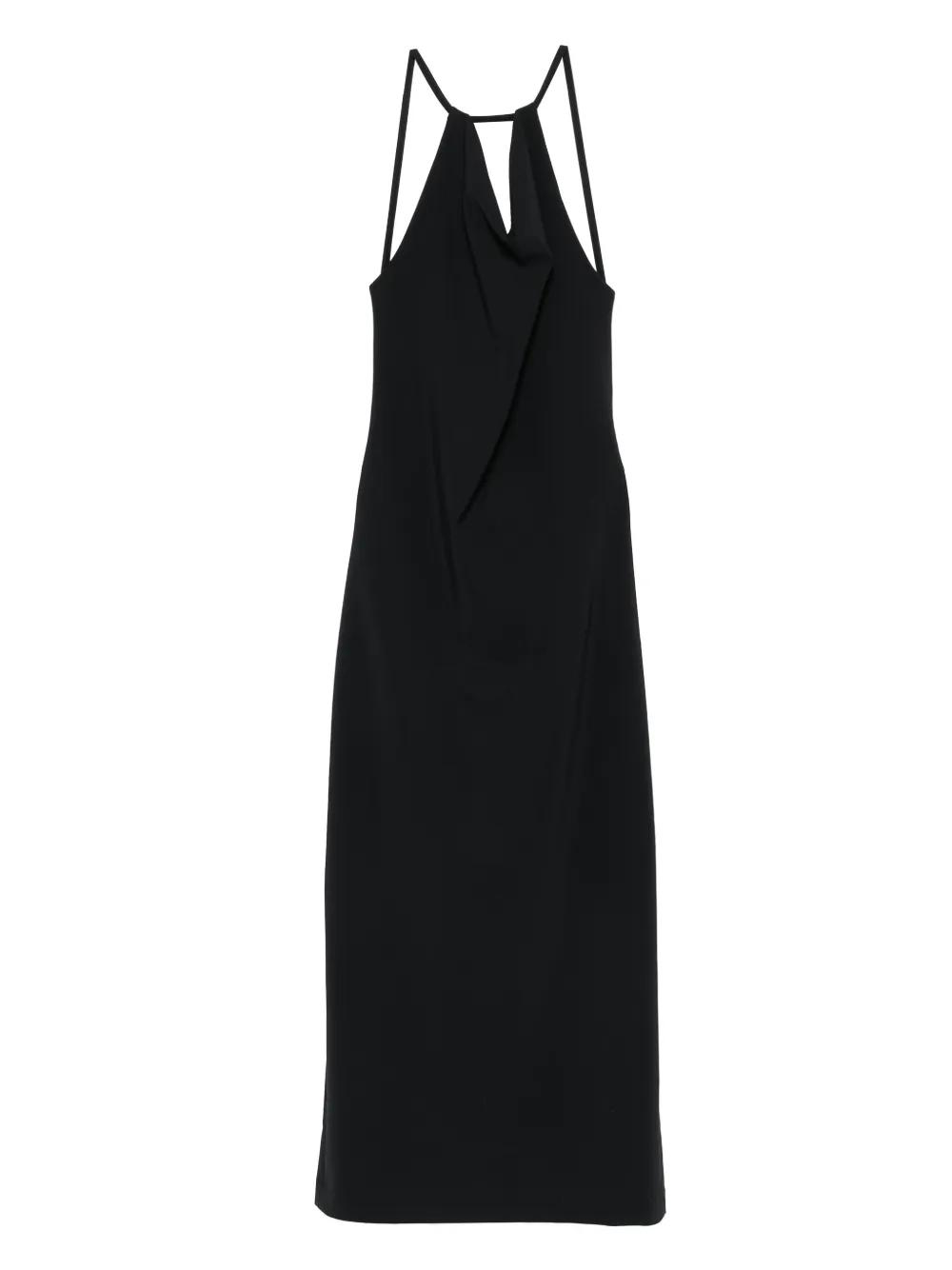 Rohe Halterneck Dress in Black | Lyst