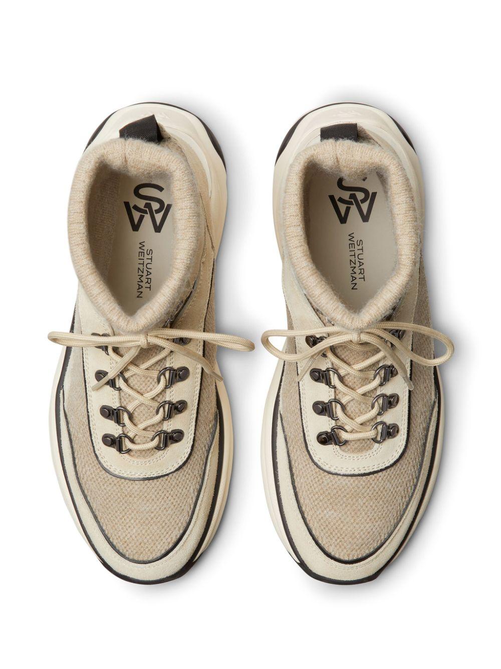 Stuart Weitzman Hiker Sneakers in Natural Lyst UK