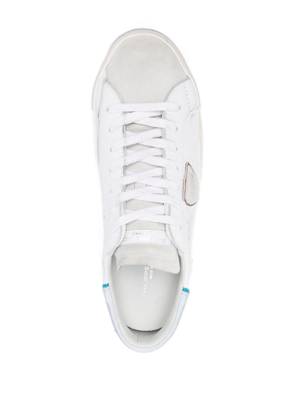 Philippe Model Paris Prsx Leather Low-top Sneakers in White for Men | Lyst