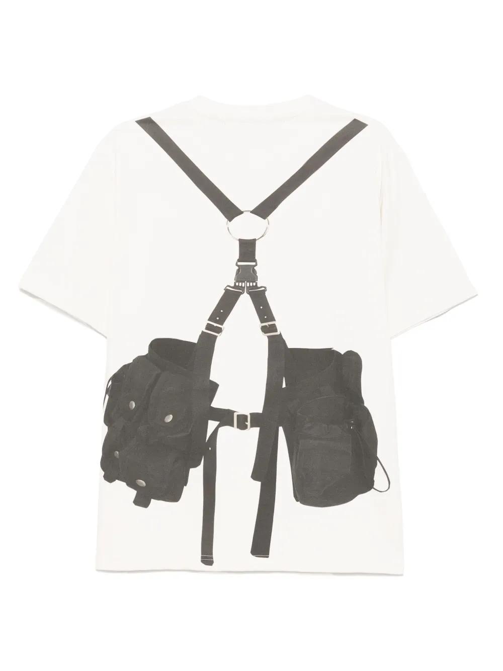 トップス andersson bell vest trompe t-shirt 25ss Utility Vest Trompe L'oeil T-Shirt - White | UP THERE