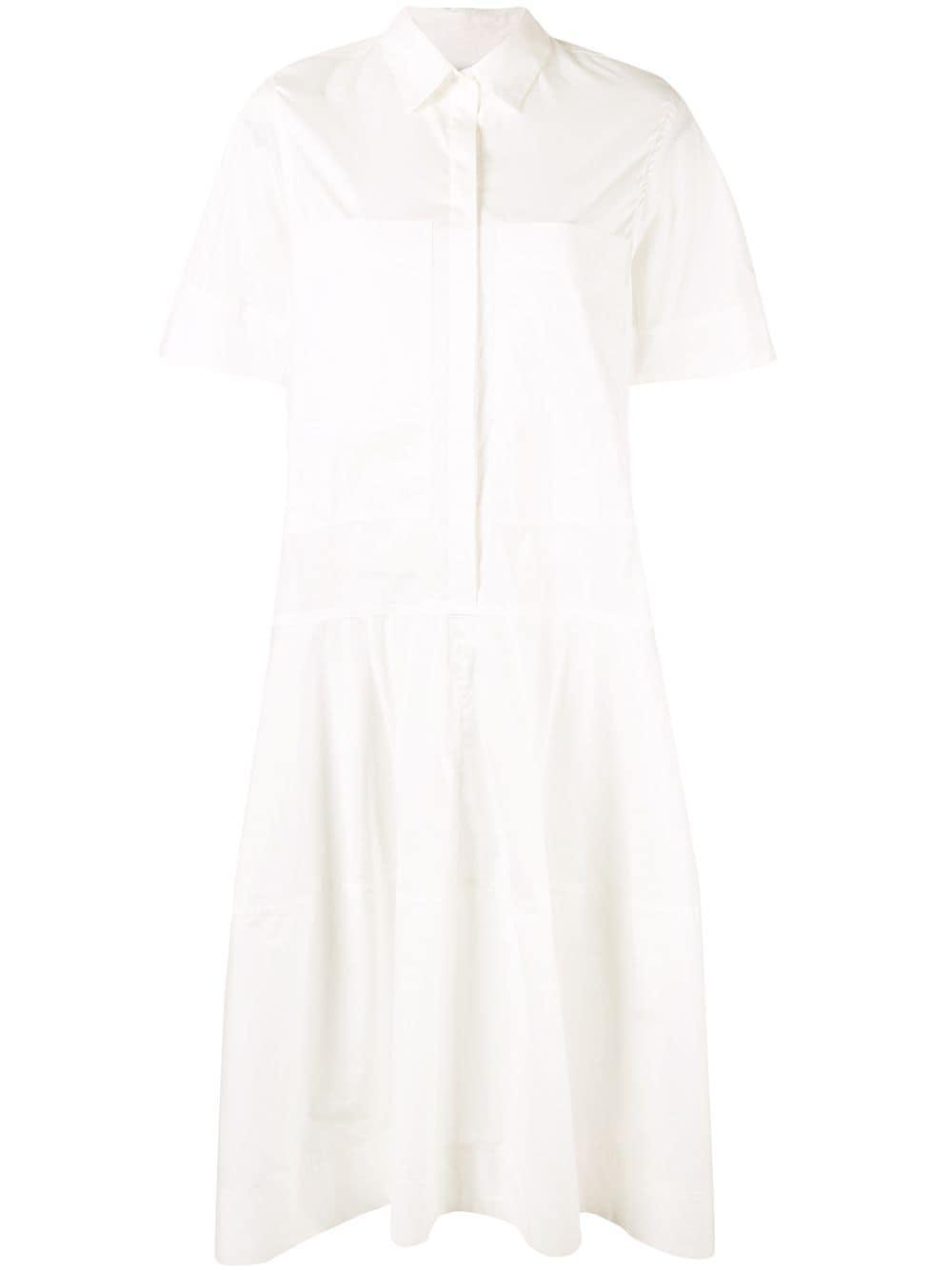 Lee Mathews Elsie Shirt Dress in White Lyst Canada