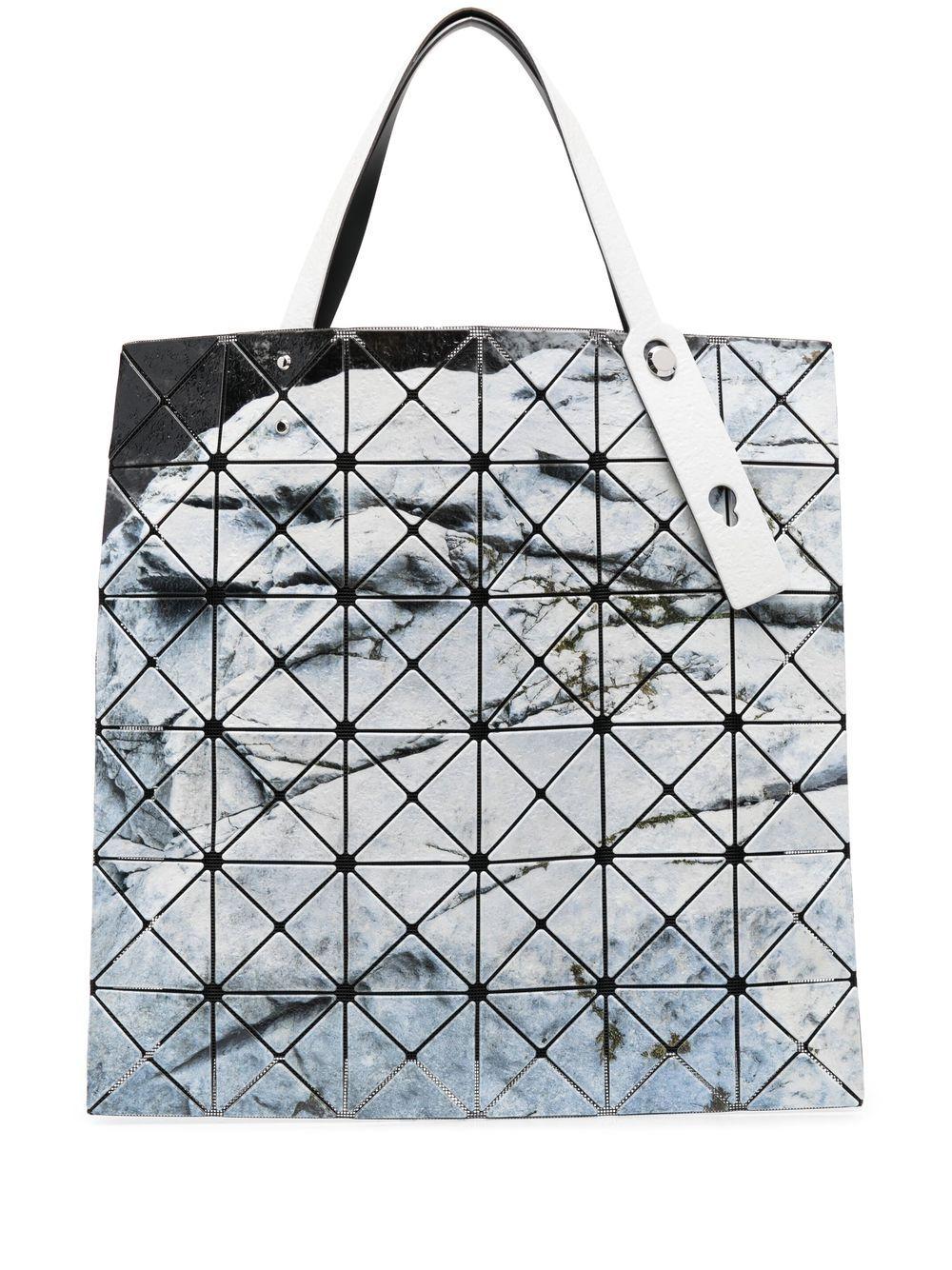 Bao Bao Issey Miyake Geo Geometric-panelled Tote Bag in White | Lyst