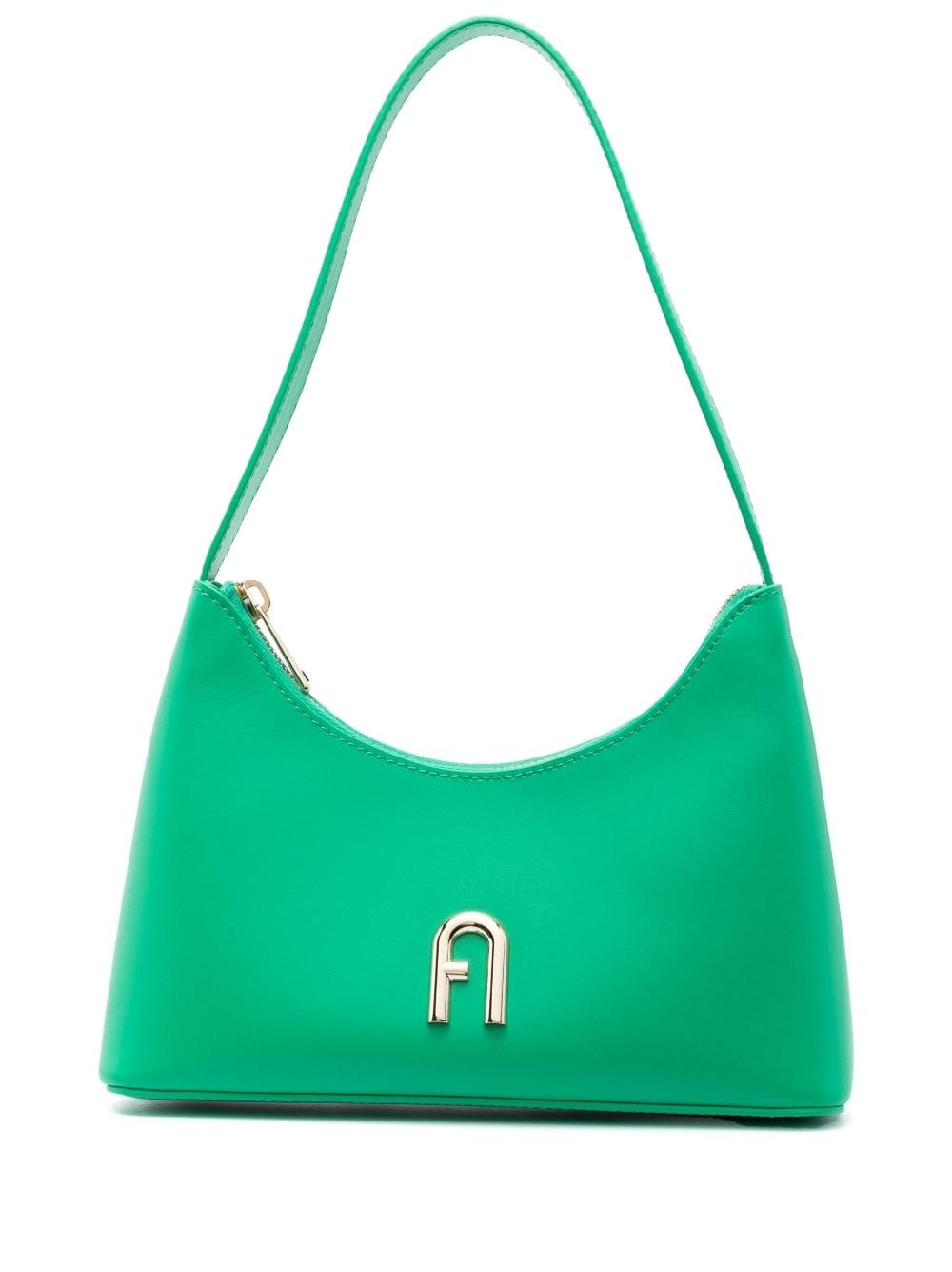 Furla Mini Diamante Leather Shoulder Bag in Green | Lyst
