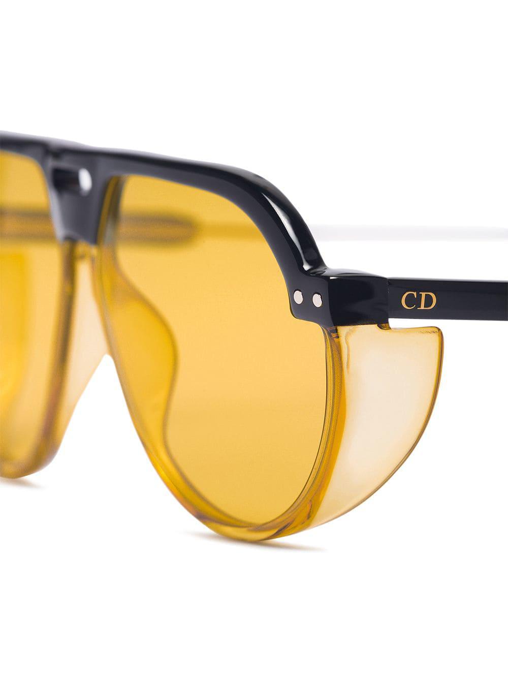 Dior Club 3 Aviator Sunglasses in Brown | Lyst