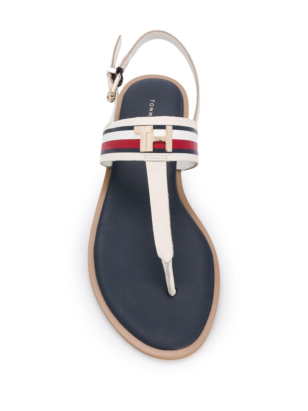 tommy hilfiger leather sandals