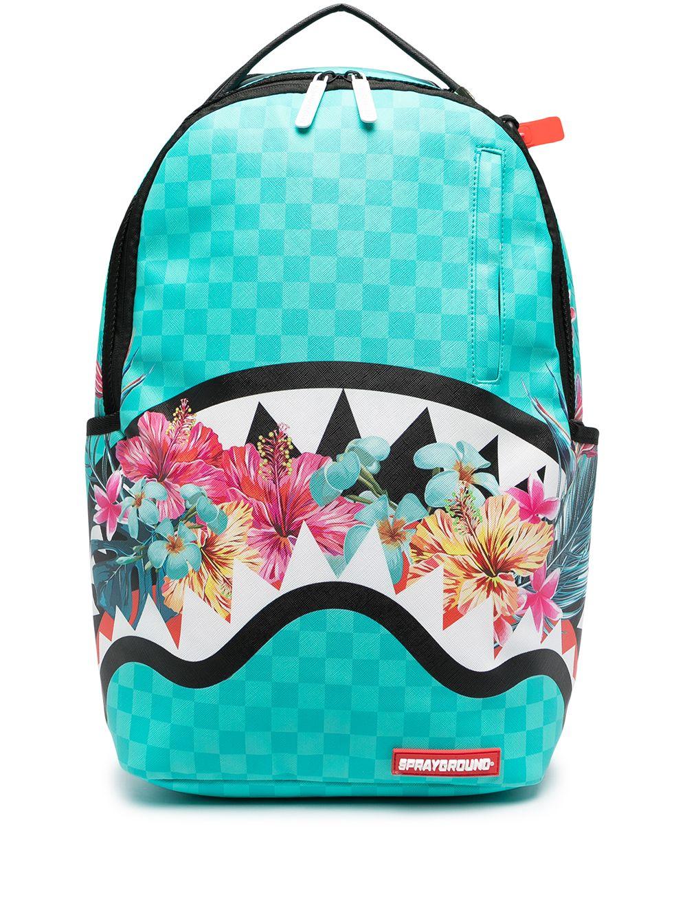 Sprayground Blossom Shark Backpack in Blue for Men | Lyst