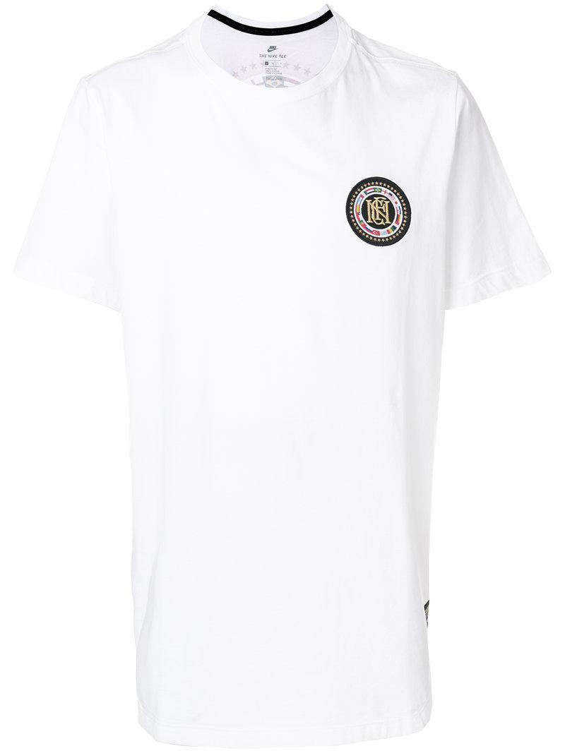 Nike Cotton Fc Flag Crest T-shirt in White for Men - Lyst