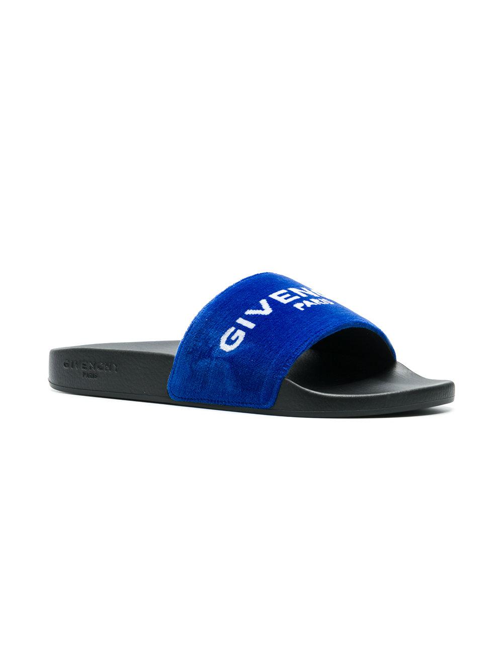 royal blue givenchy slides