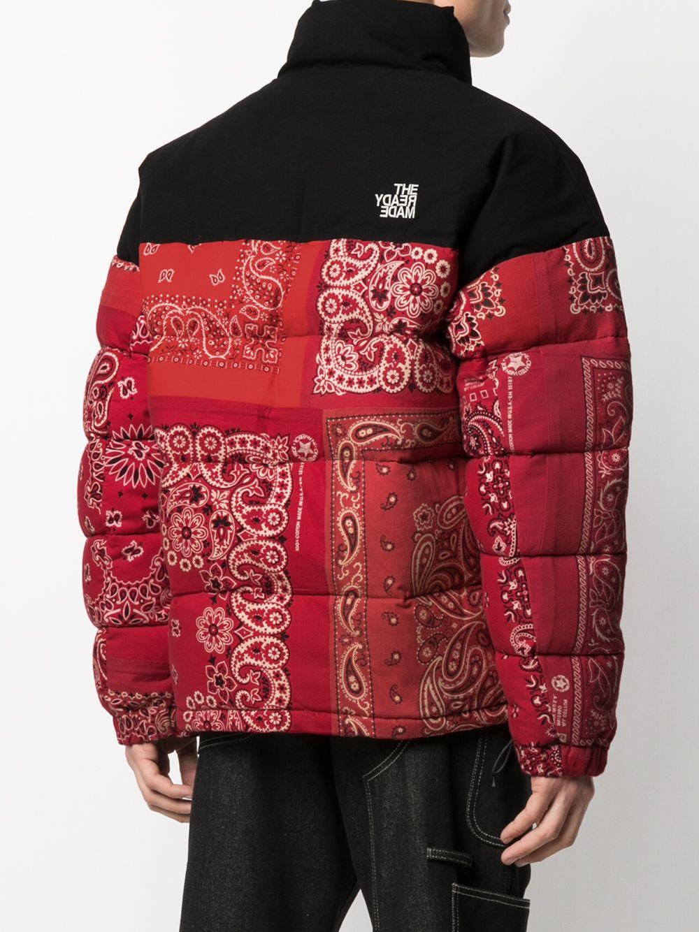 READYMADE Paisley Print Padded Coat in Red for Men | Lyst UK