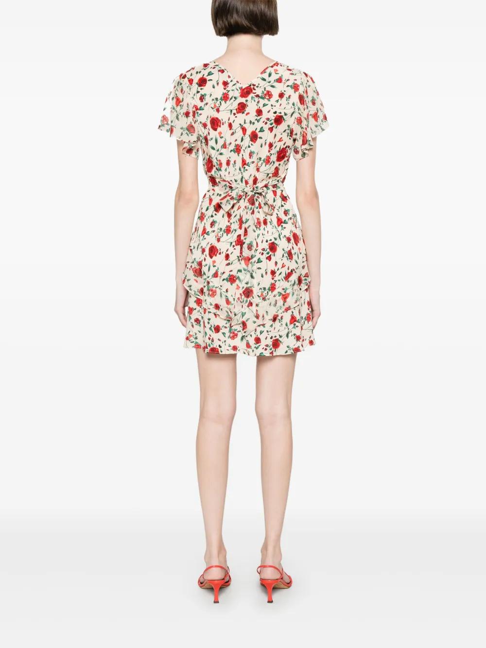 rixo sutton silk mini dress RIXO London Sutton Mini Dress in Red