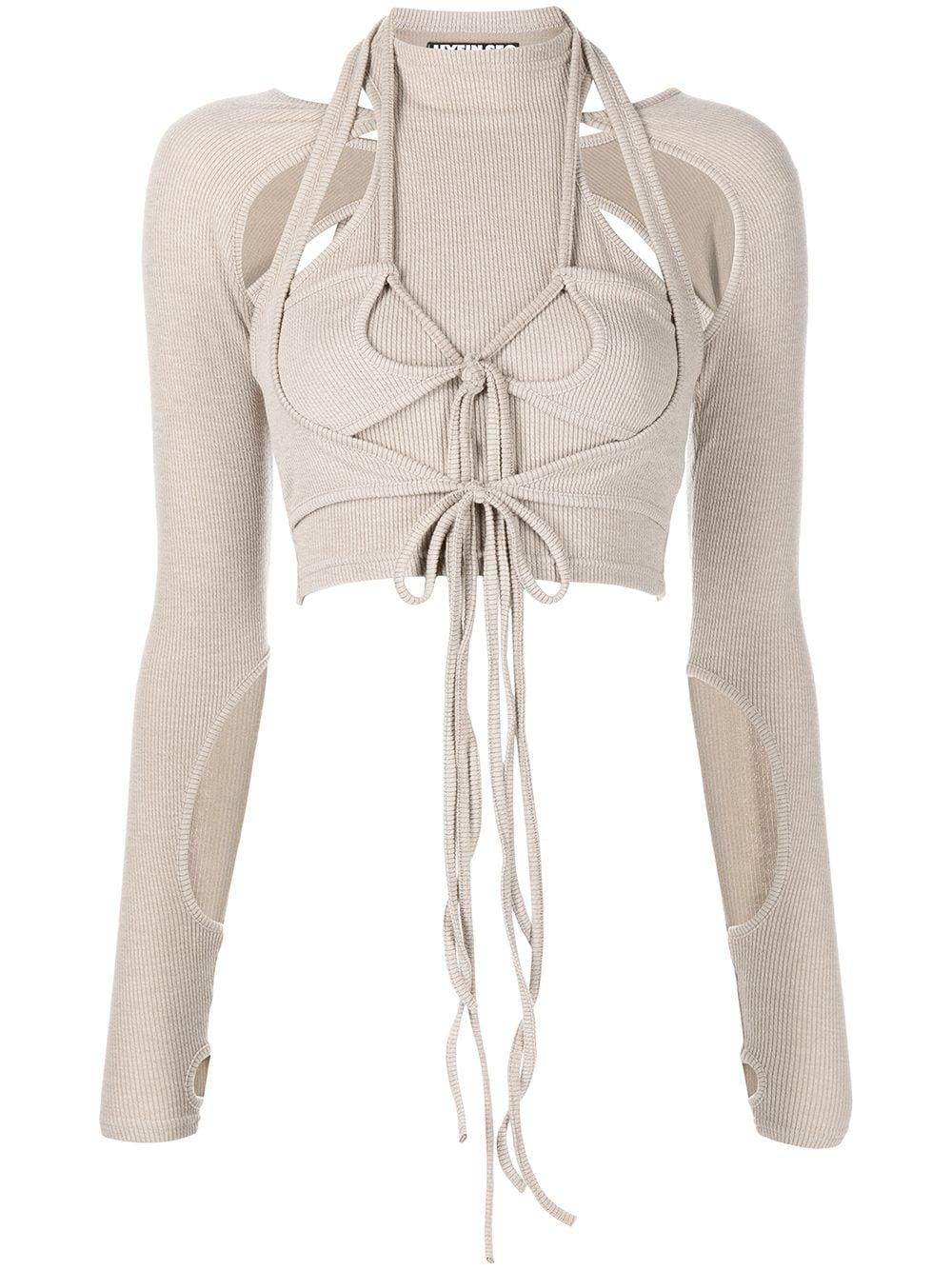 定価3.7万 HYEIN SEO LONG SLEEVE WITH CORSET Shop HYEIN SEO LONG SLEEVE W/CORSET BLACK | L'ARMOIRE