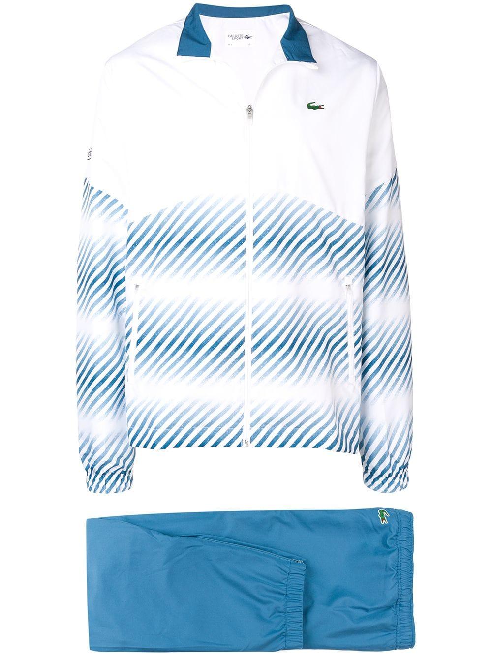 Lacoste Two-piece Tracksuit in White for Men | Lyst Canada