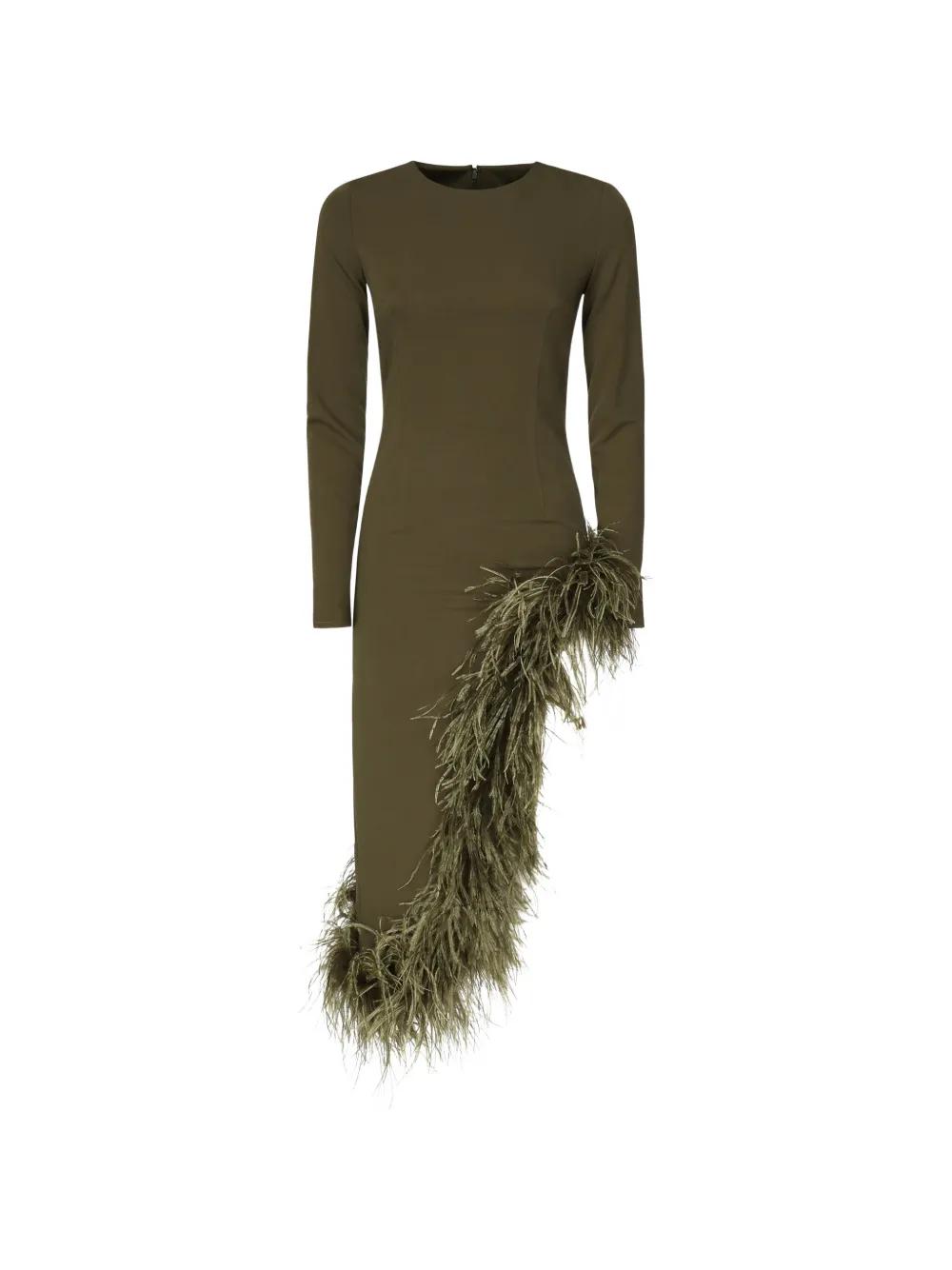 Designer Long Sleeve Feather Dresses for Women - Up to 73% off | Lyst