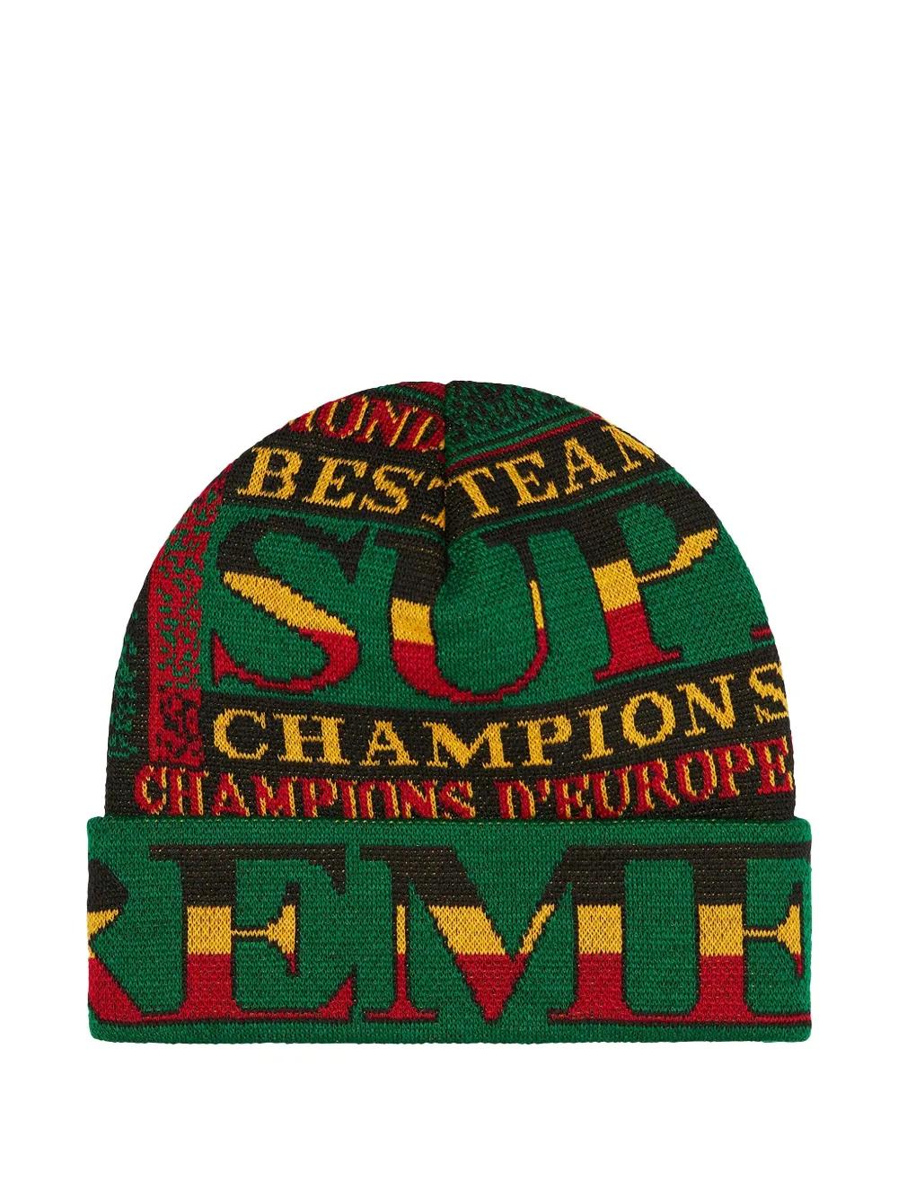 Supreme Scarf Beanie in Green for Men | Lyst