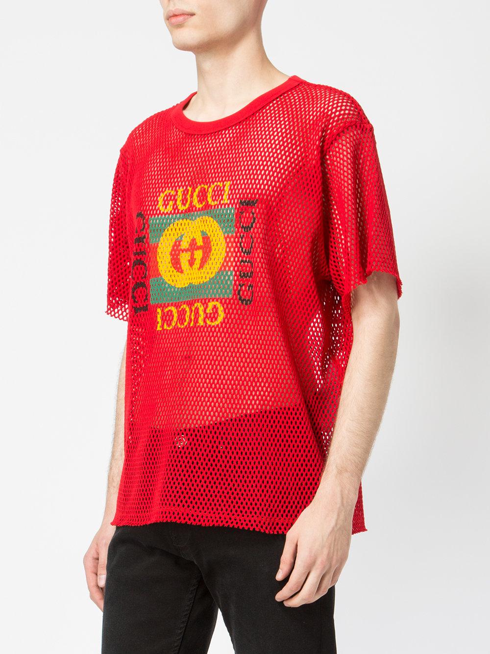 gucci net shirt