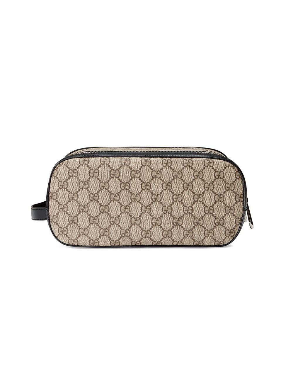 Shop GUCCI GG Supreme Toiletry case with Web (759689 FACIP 8747) by  NORTH-BRIDGE