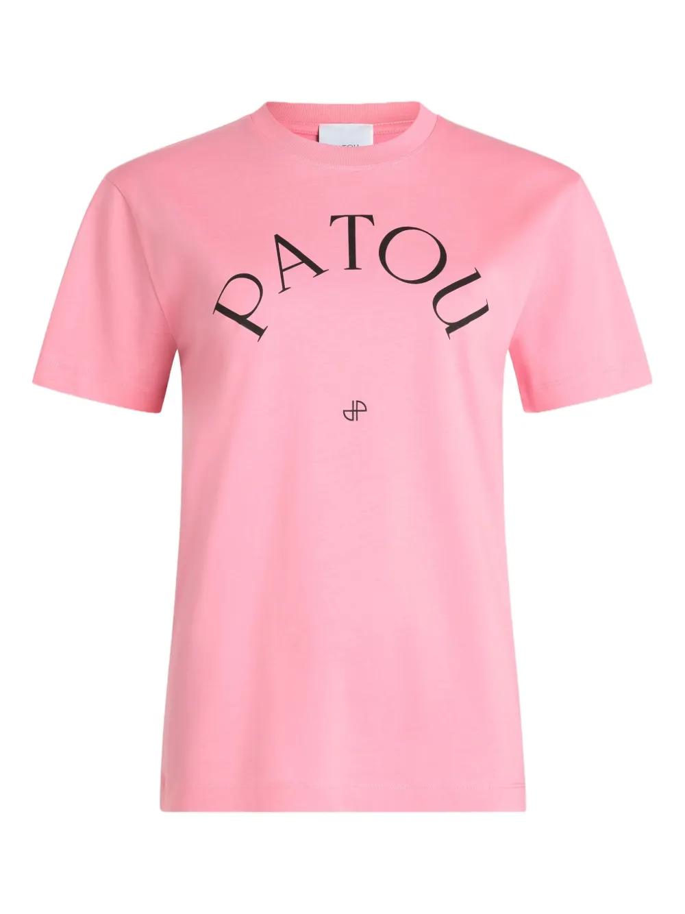 PATOU パトゥ RAINBOW LOGO T-SHIRT/Tシャツ/JE1129999 001W