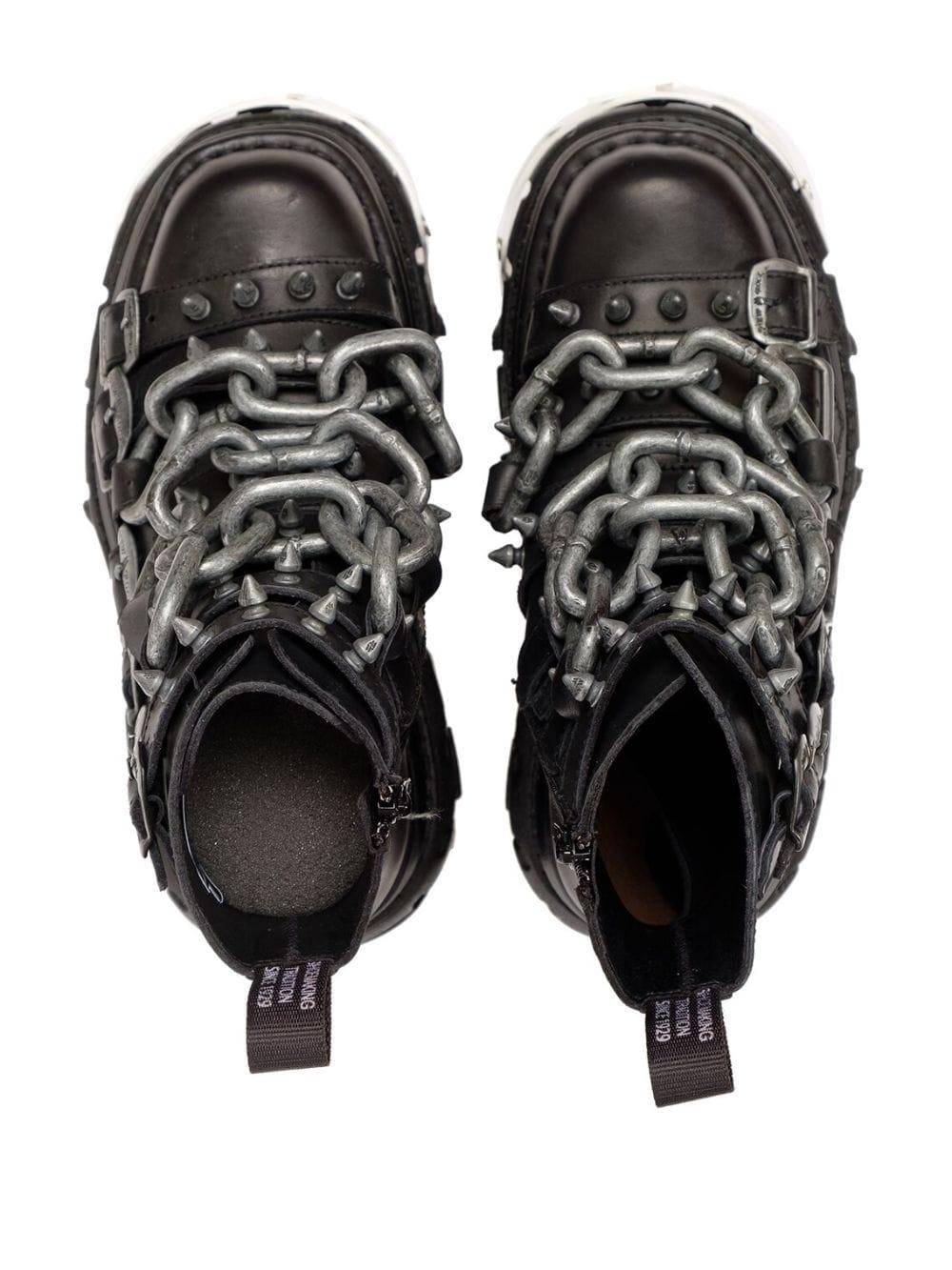 Natasha Zinko Newrock 90mm ハイキングブーツ ブラック | Lyst