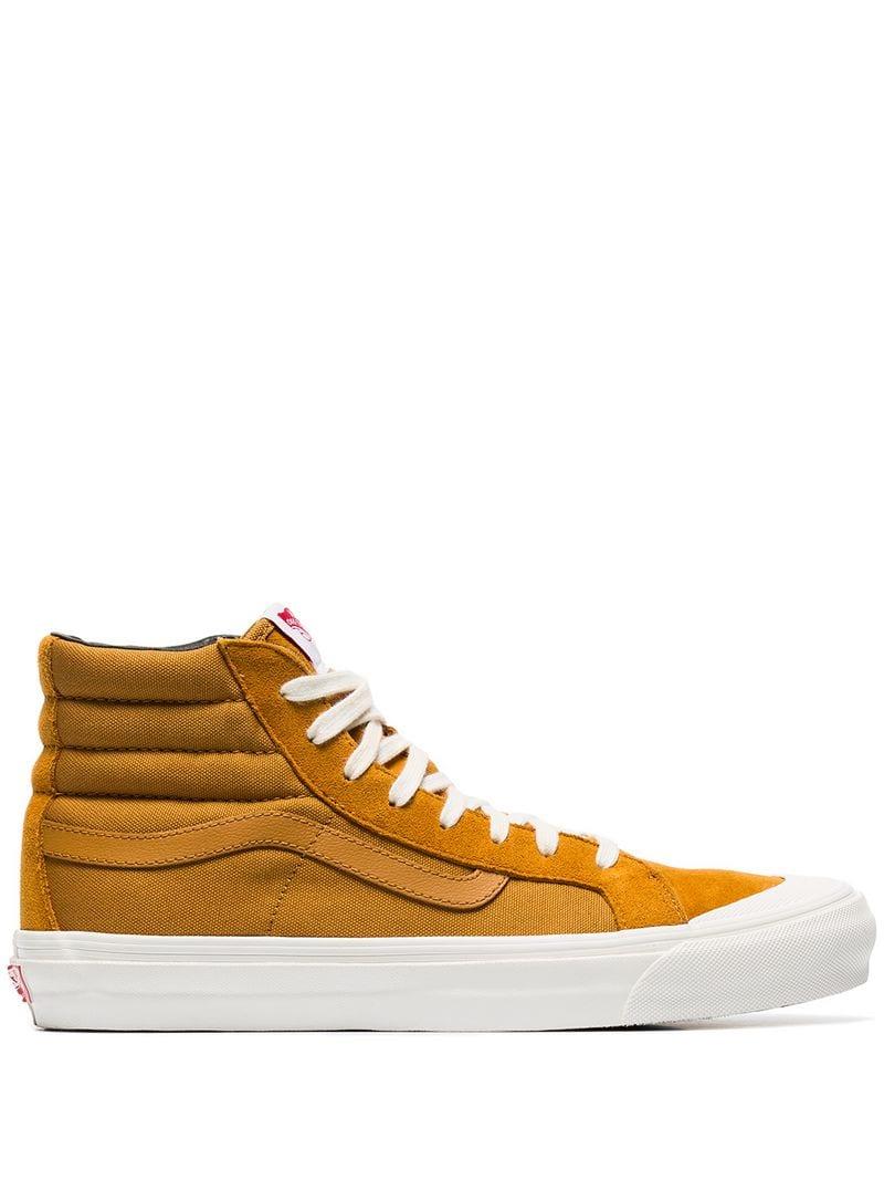 high top mustard vans