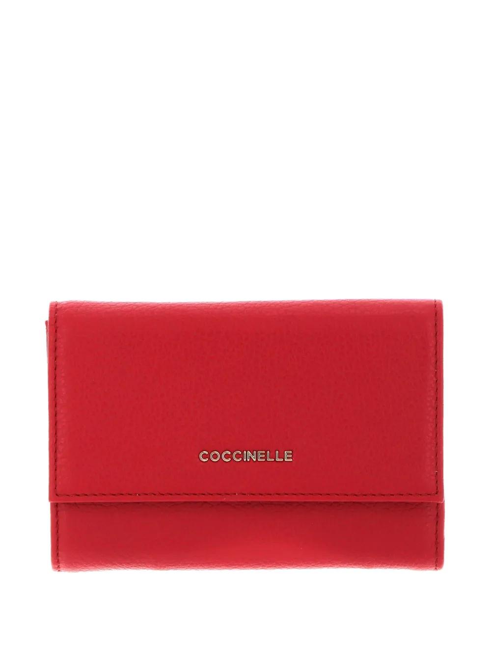 財布・小物その他 COCCINELLE Woman Wallet Red E2MUK870201 R16 COCCINELLE Leather Zip Around Wallet Acero | Buy bags