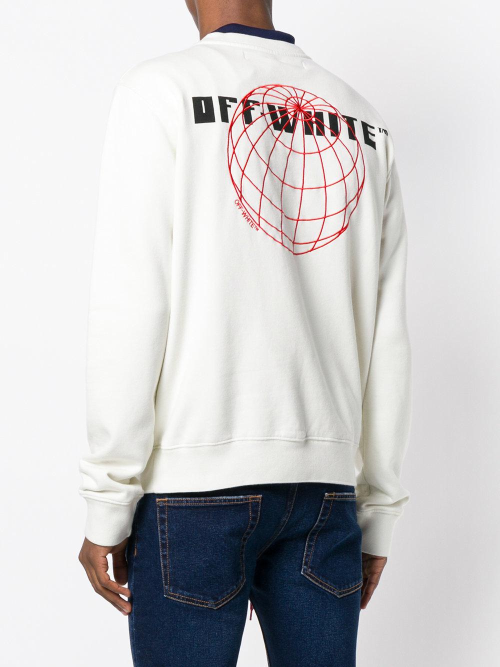 off white clover tee