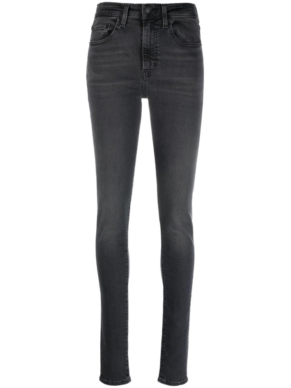 Levi's 720 High-rise Super Skinny Jeans in Gray | Lyst