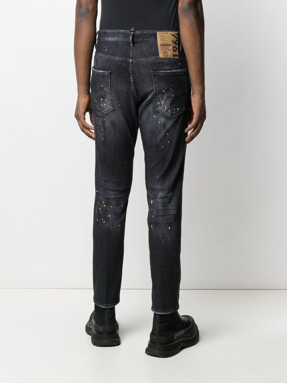 DSquared² Denim Paint-splatter Slim-fit 