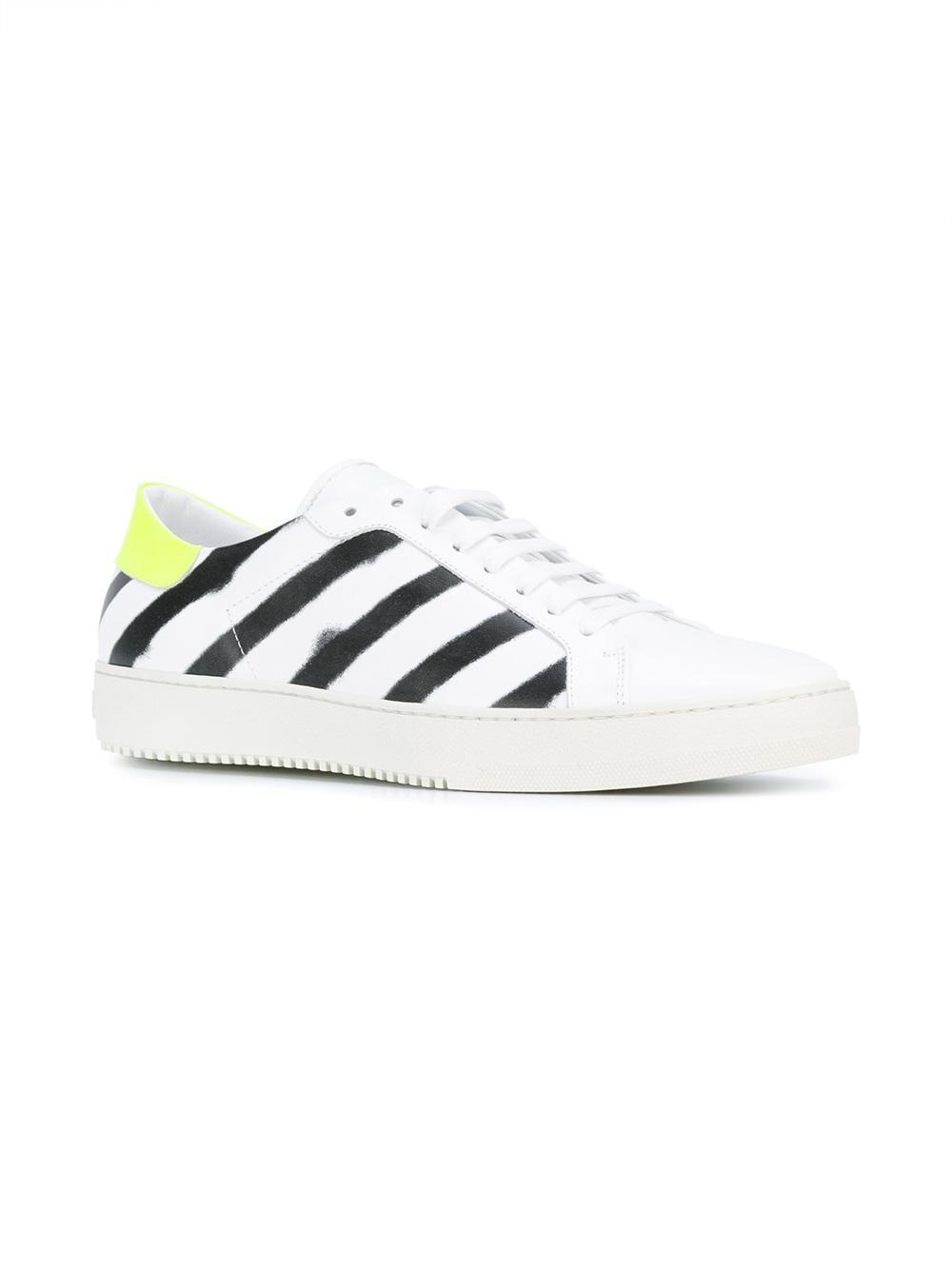 off white diagonal sneaker