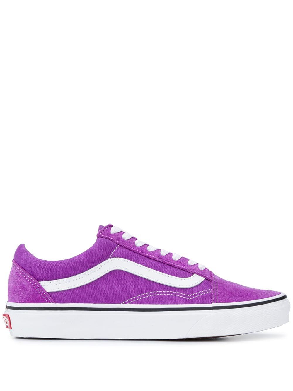 purple vans low