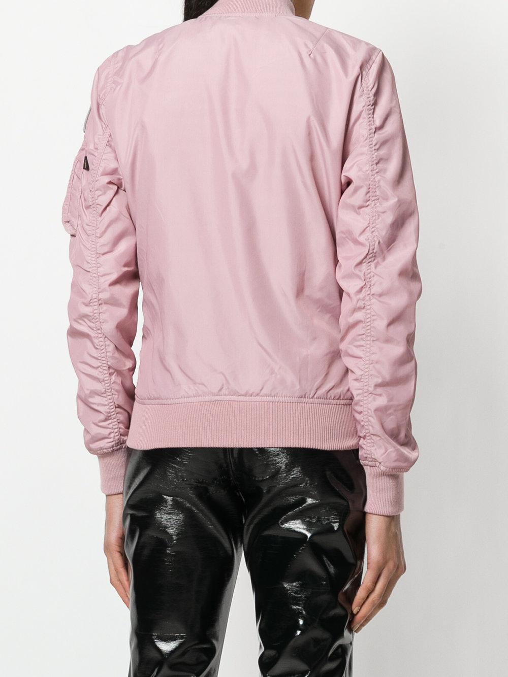 alpha industries silver pink