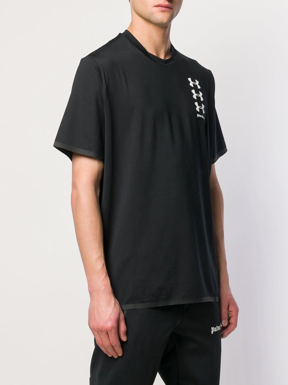 Palm Angels X Under Armour Recovery T-shirt in Black for Men | Lyst
