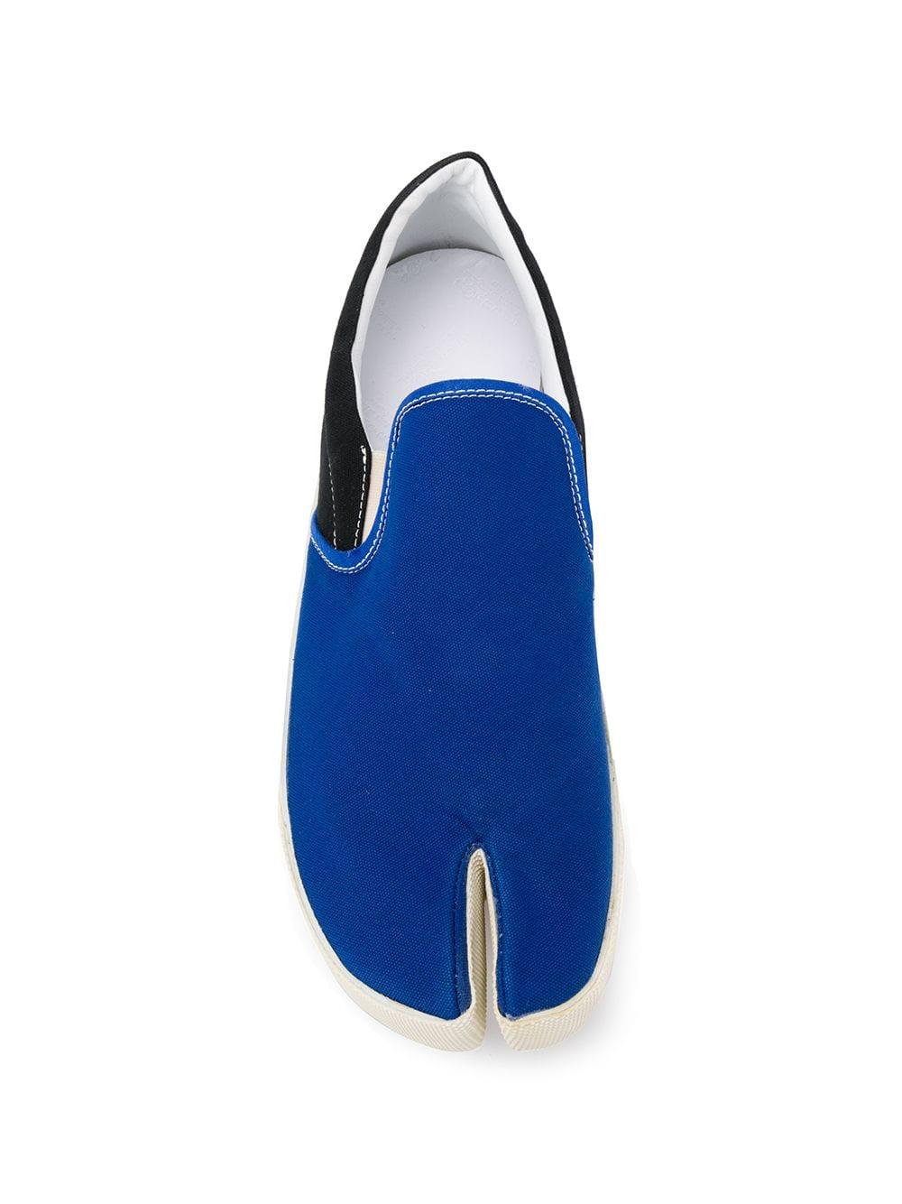 Maison Margiela Tabi Slip-on Sneakers in Blue for Men - Lyst
