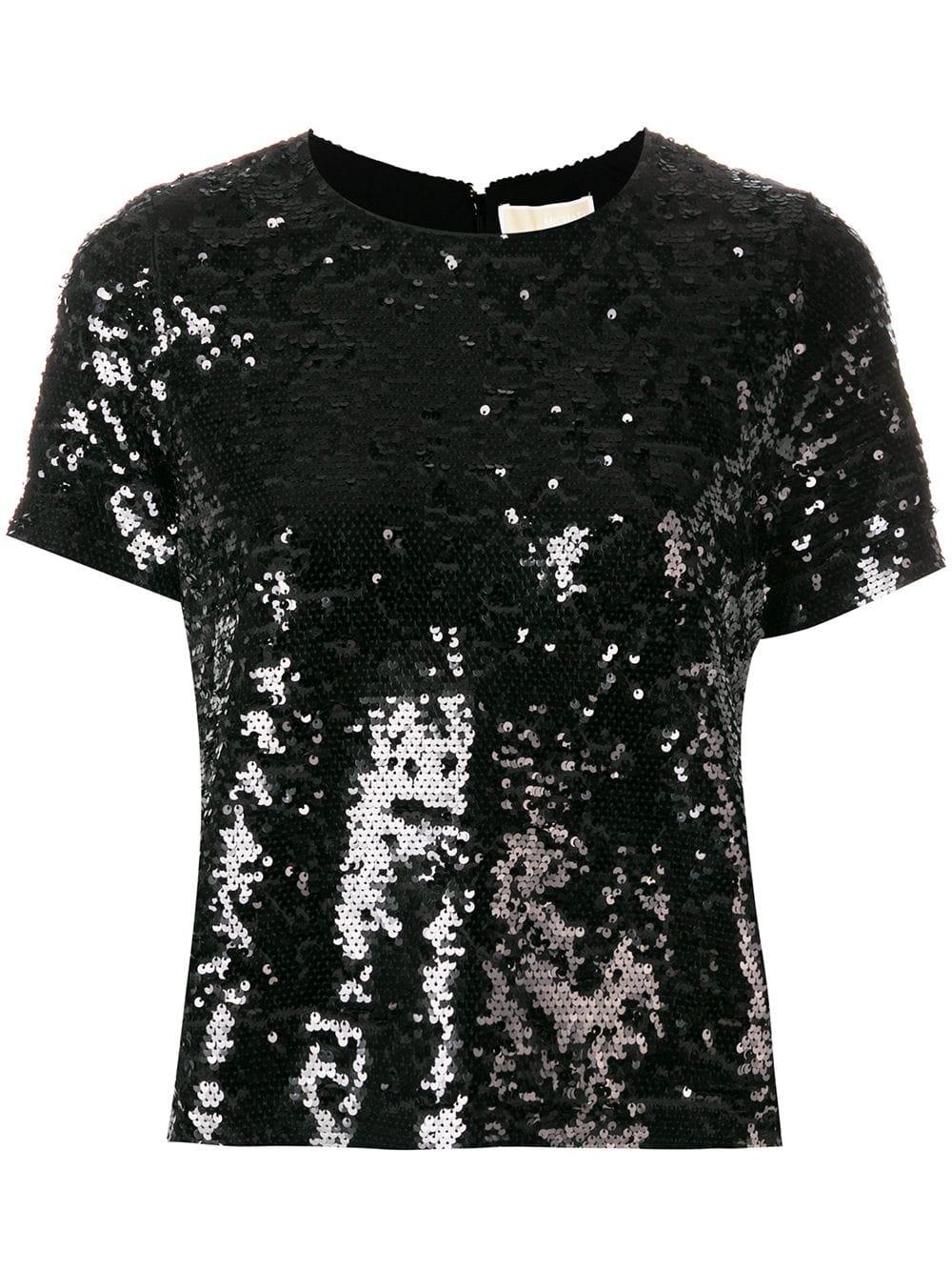Michael Kors Long Top black glittery Fashion Tops Long Tops 