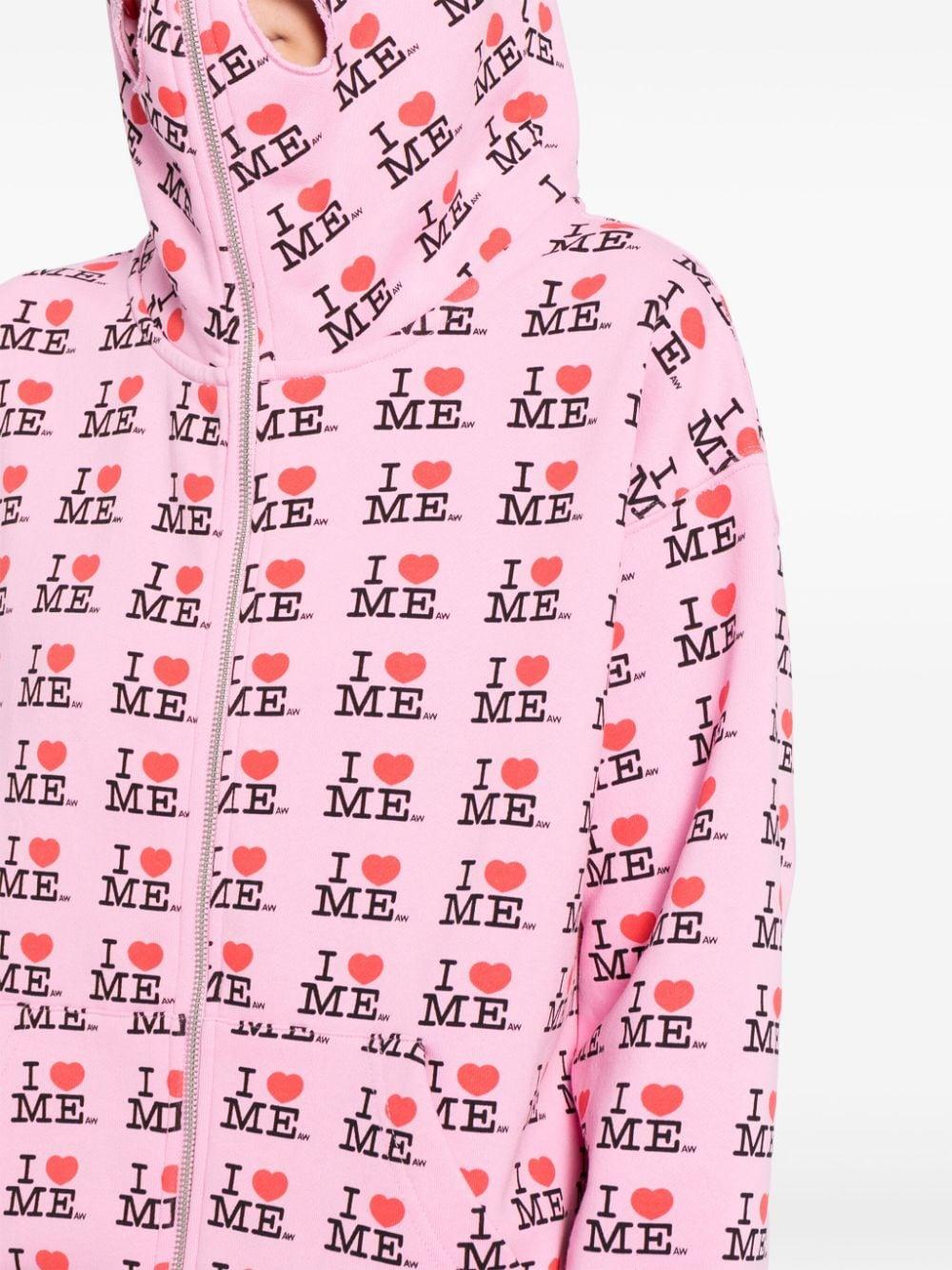 Ashley Williams I Heart Me Zipped Hoodie in Pink | Lyst Ashley Williams I Heart Me Zipped Hoodie in Pink | Lyst