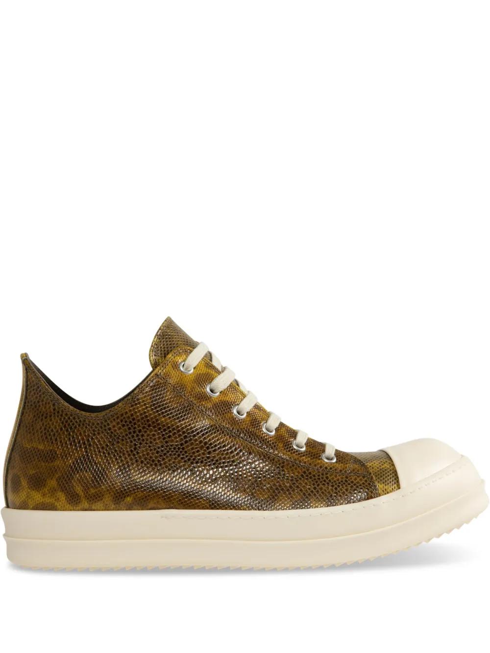 関税込【RICK OWENS 】ブラウン Hollywood ローカットスニーカー Rick Owens Hollywood Low Sneakers in Brown for Men | Lyst