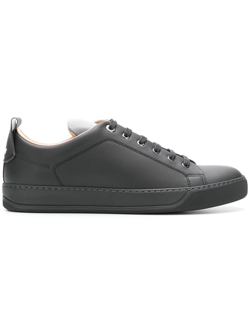 Lanvin Rubber Reflective Tongue Sneakers in Black for Men | Lyst