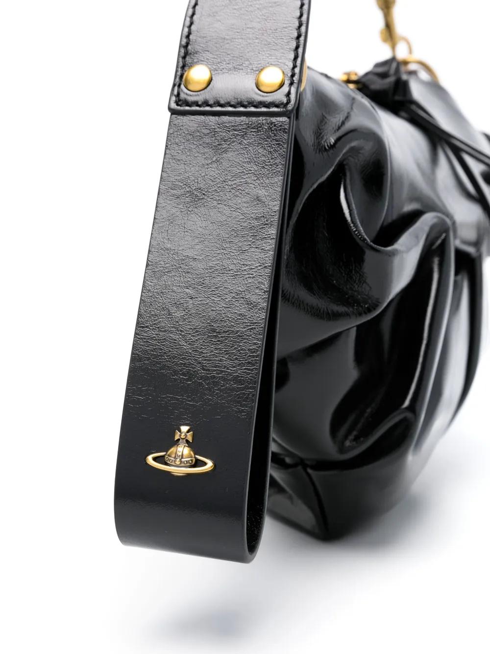 Vivienne Westwood Small Agnes Shoulder Bag in Black | Lyst