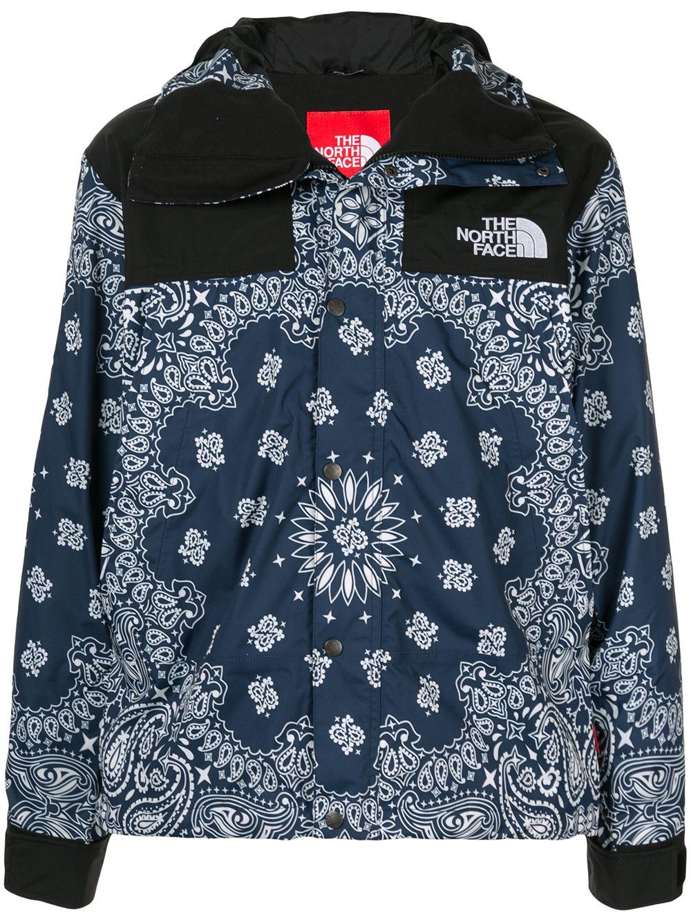 Supreme X The North Face Bandana Mountain Parka in Blue for Men | Lyst