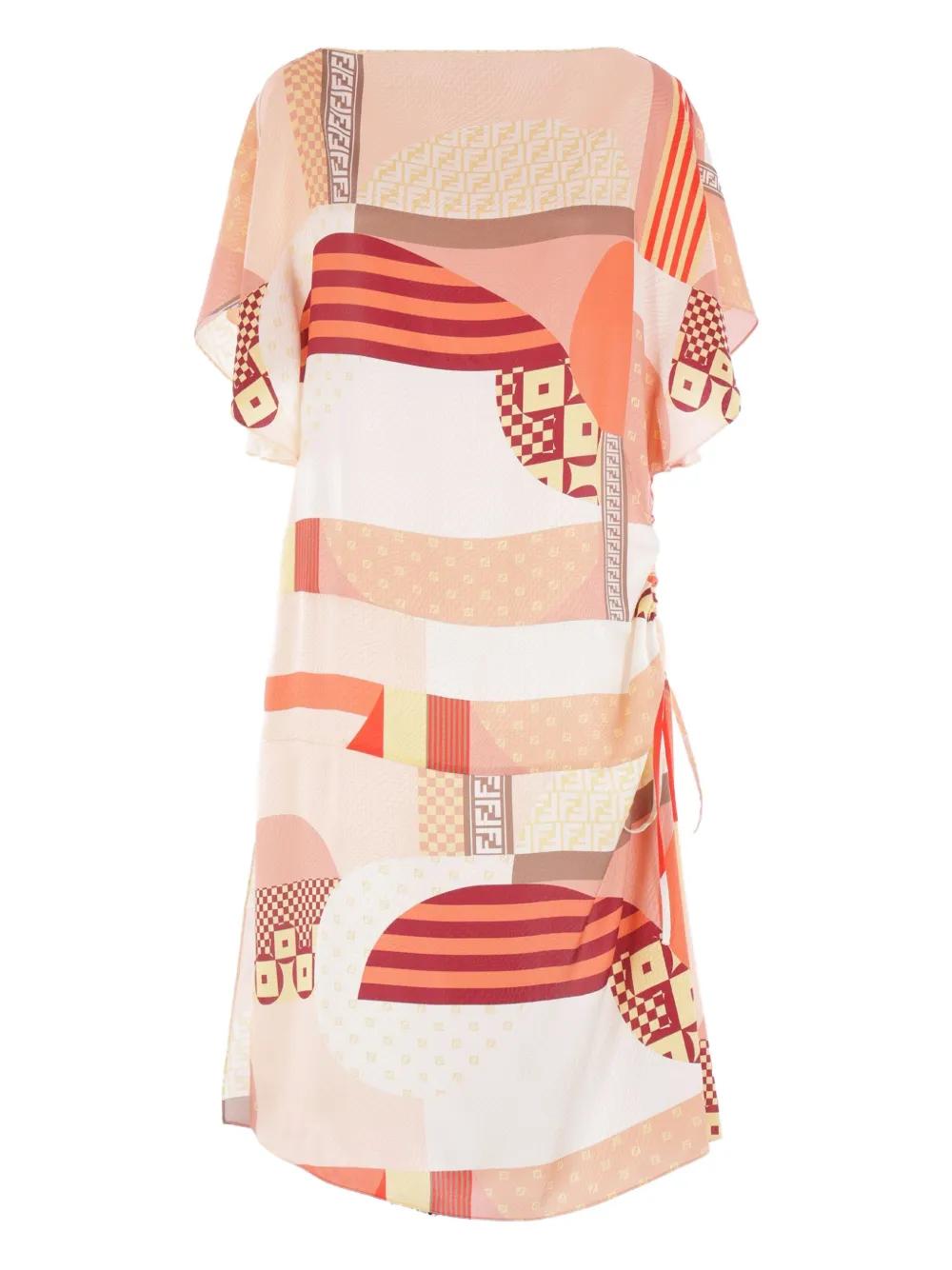 ワンピース Fendi TUNIC STYLE SHORT DRESS Fendi Short Dress in White | Lyst