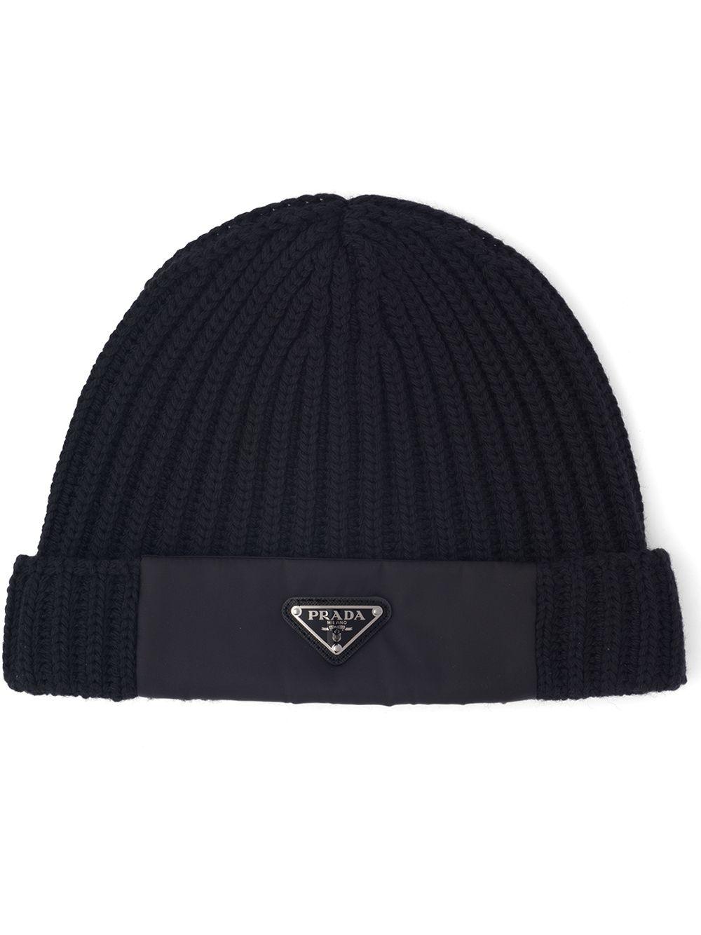 prada beanie black